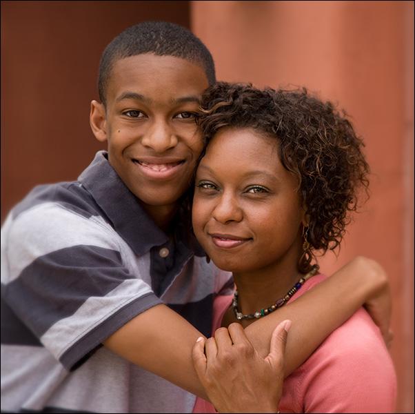 Mother and son